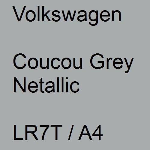 Volkswagen, Coucou Grey Netallic, LR7T / A4.